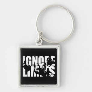 Ignore Limits - Bench Press - Workout Motivational Keychain