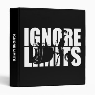 IGNORE LIMITS - Deadlift Workout Motivational Binder