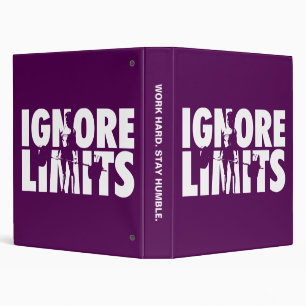 IGNORE LIMITS - Women's Weightlifting Motivational Binder