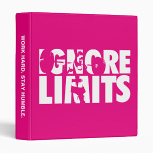 IGNORE LIMITS - Women's Weightlifting Motivational Binder