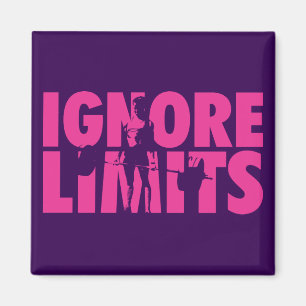 IGNORE LIMITS - Women's Weightlifting Motivational Magnet