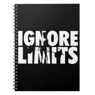 IGNORE LIMITS - Women's Weightlifting Motivational Notebook