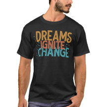 Ignorer le changement : T-shirt homme inspirant