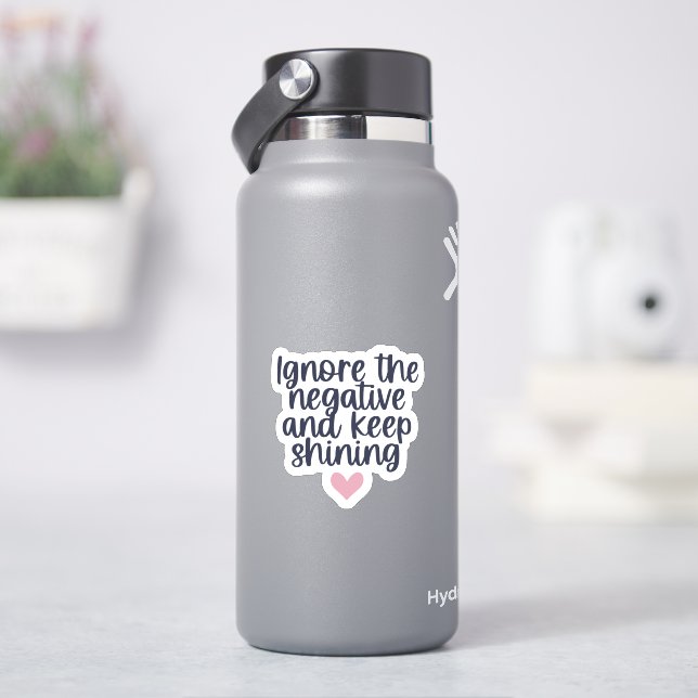 Ignorer Le Sticker À 10 Pc Étanche Négatif (HydroFlask)