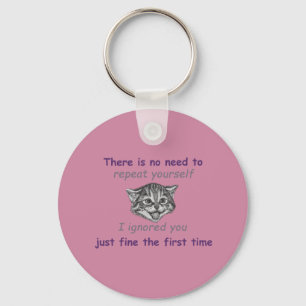 Ignoring You Keychain