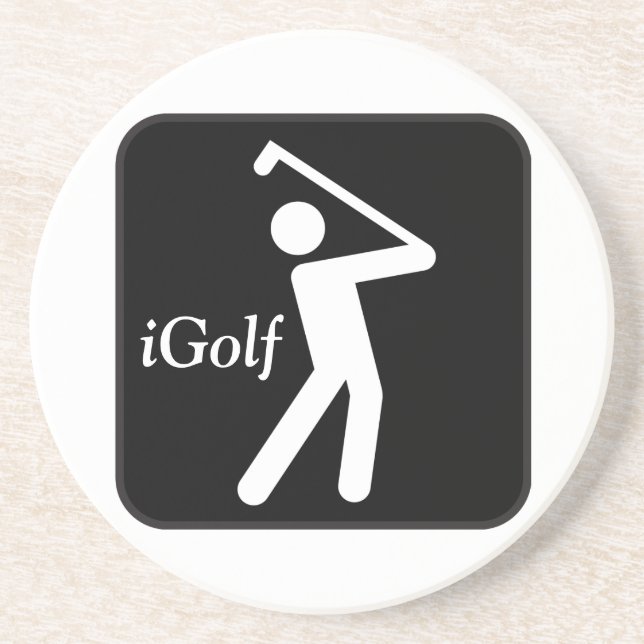 iGold Sandstone coaster (Front)