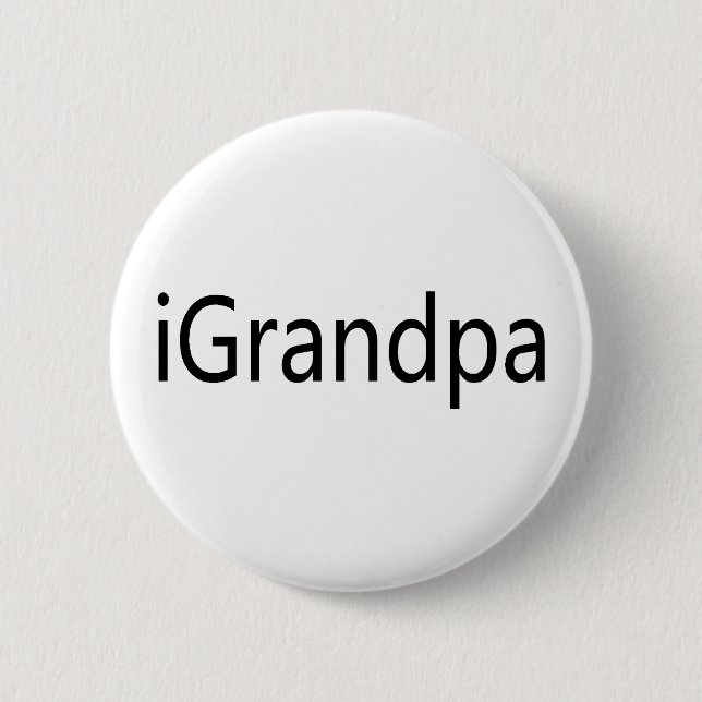 iGrandpa 2 Inch Round Button (Front)