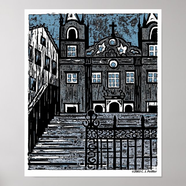 'Igreja Nosso Senhor do Passo' Poster (Front)