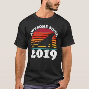 Iguana Awesome Since 2018 4th Birthday 4 Years Old T-Shirt