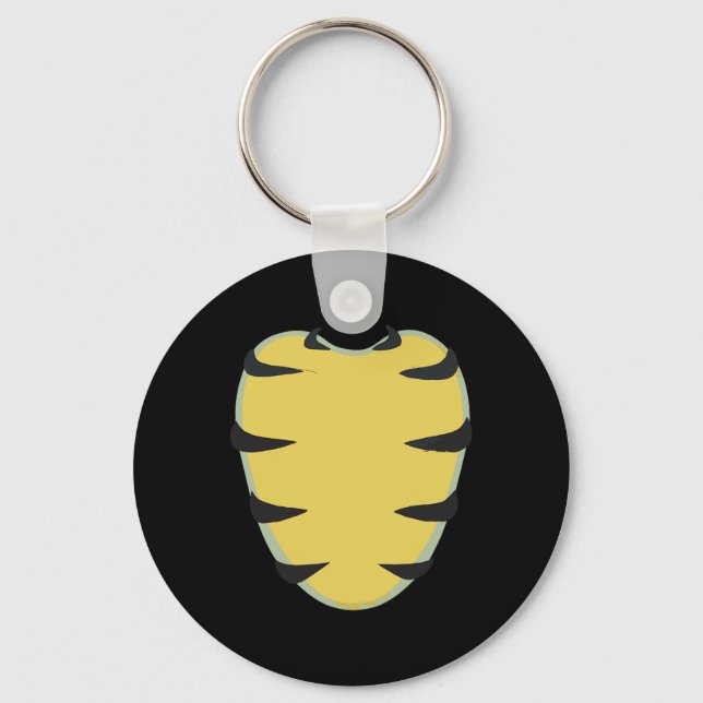 Iguana Belly Chest Costume Green Cute Iguana Anima Keychain (Front)