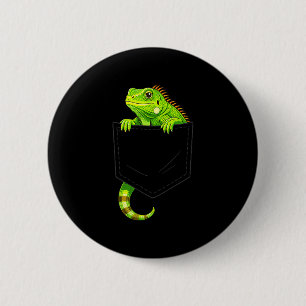 Iguana costume reptile lizard halloween men kids 2 inch round button