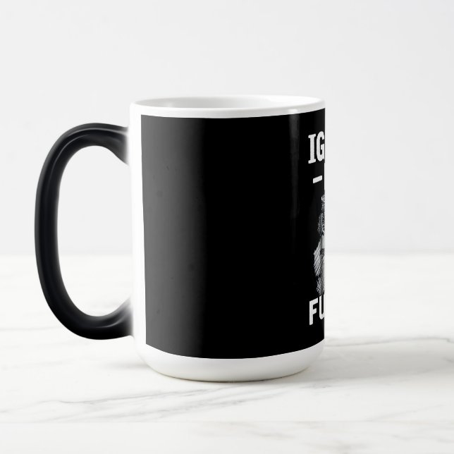 Iguana dad fur life magic mug (Left)