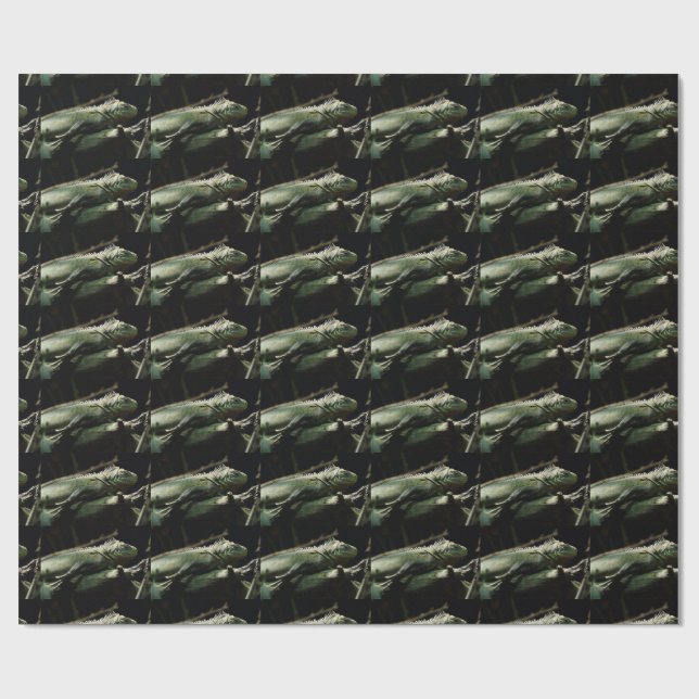 Iguana delicatissima wrapping paper (Flat)