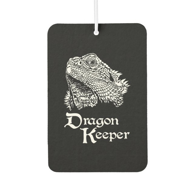 Iguana dragon keeper air freshener (Front)