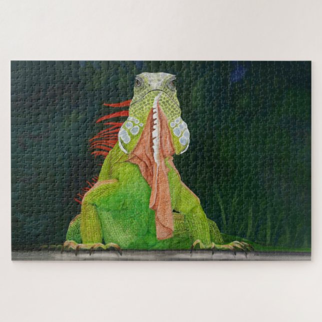 Iguana Dude 20 x 30 Jigsaw Puzzle (Horizontal)