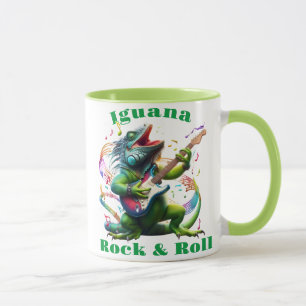 Iguana Dweller Rock & Roll Mug