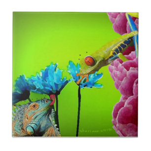 Iguana & Frog Tile