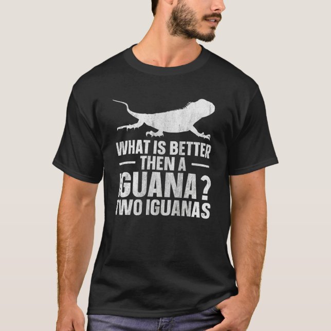 Iguana     Gecko Lizard Reptile Pet T-Shirt (Front)