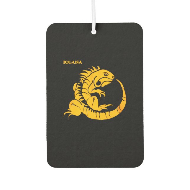 Iguana Habitat Air Freshener (Front)
