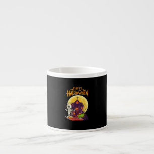 Iguana Halloween Costume Pumpkin Funny Dog Lover Espresso Cup