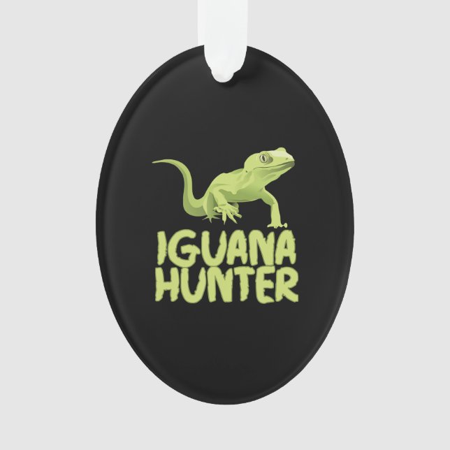Iguana Hunter - Amusant Iguana Reptile animal (devant)