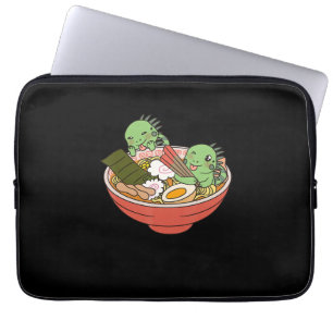 Iguana Kawaii Ramen Funny Pet Gift Laptop Sleeve