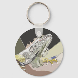 Iguana Keychain