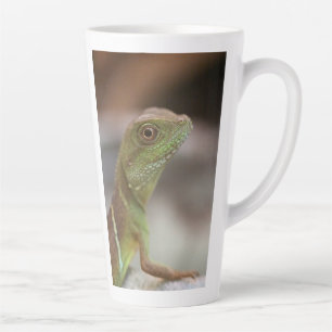 Iguana kiss  latte mug