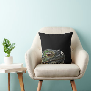 Iguana Lizard Animal Iguana Throw Pillow