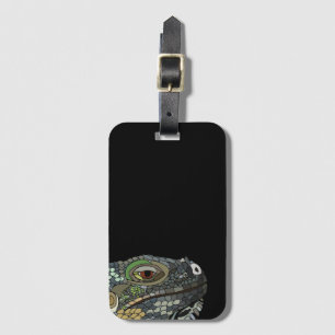 Iguana Lizard Animal Illustration Luggage Tag