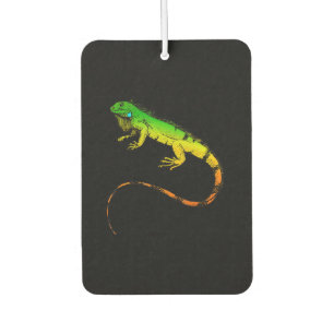 Iguana Lizard Beautiful Iguana Gift Air Freshener
