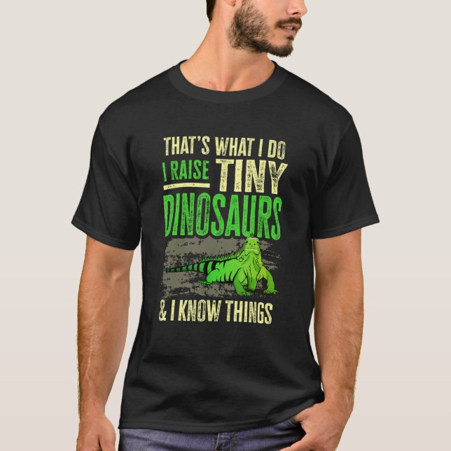 Iguana Lizard Reptile Herpetologist T-Shirt (Front)