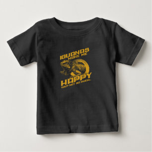 Iguana Make Me Happy Your Not So Much Baby T-Shirt