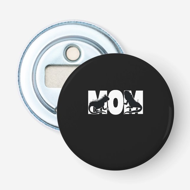 Iguana Mom Bottle Opener (Front)