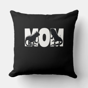 Iguana Mom Throw Pillow