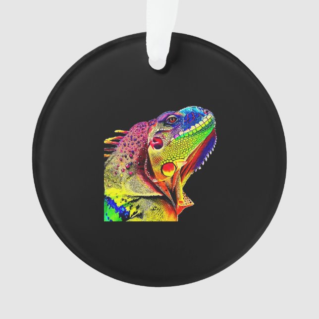 Iguana so lovely ornament (Front)