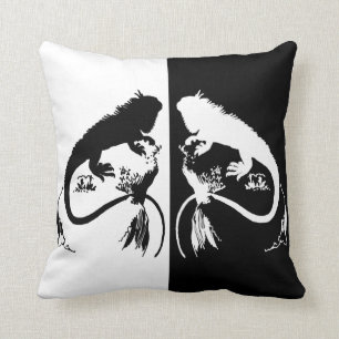 Iguana Throw Pillow