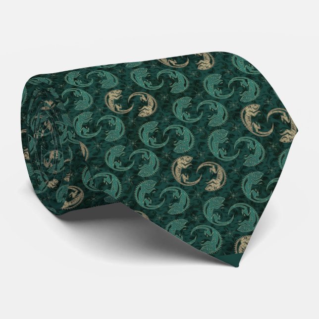 Iguana Tie (Rolled)