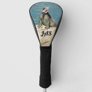 Iguana Tropical Wildlife Photography at St. Thomas Golf Head Cover