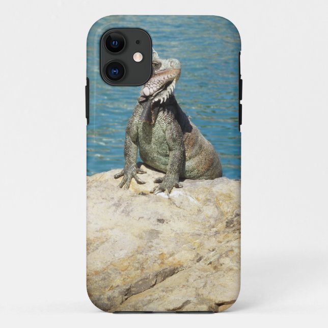 Iguana Tropical Wildlife Photography Case-Mate iPhone Case (Back)