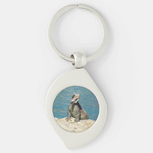 Iguana Tropical Wildlife Photography Keychain