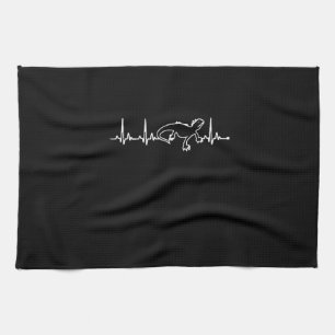 iguana's heartbeat kitchen towel
