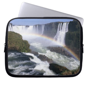 Iguassu Falls, Parana State, Brazil. Aerial view Laptop Sleeve