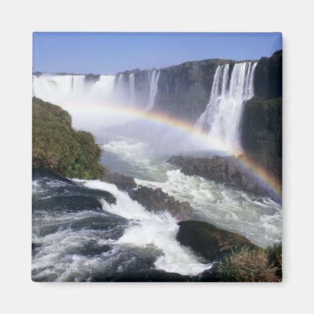 Iguassu Falls, Parana State, Brazil. Aerial view Magnet (Front)