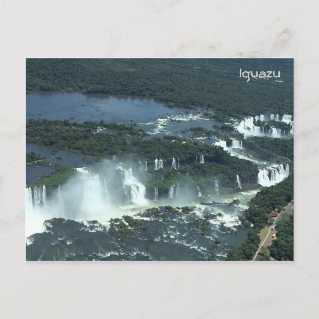 Iguazu falls - Aerial view Postcard (Front)