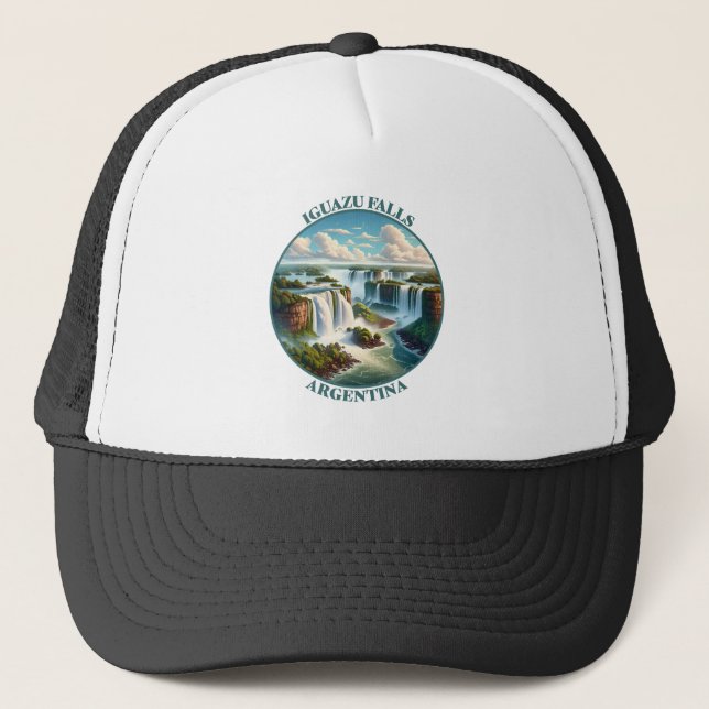 Iguazu Falls Argentina Trucker Hat (Front)