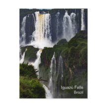 Iguazú Falls Brésil Cascade Voyage Carte postale