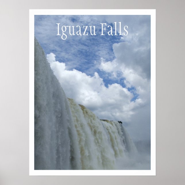 Iguazu Falls, Iguazu River, Argentina, Brazil Poster (Front)