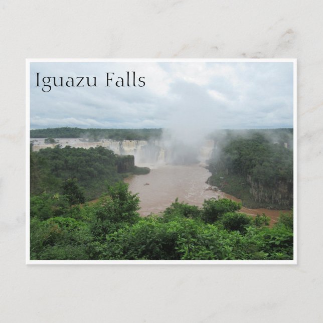 iguazu falls spray postcard (Front)