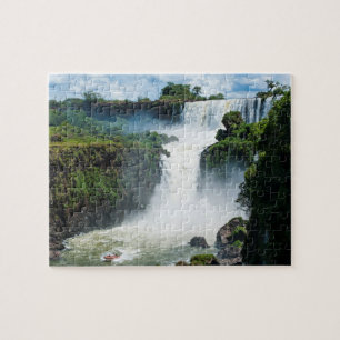 Iguazu Falls Surround By Jungle Jigsaw Puzzle